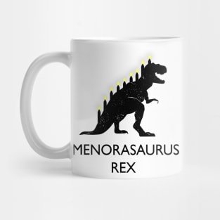 Menorasaurus Rex Funny Hanukkah Joke Mug